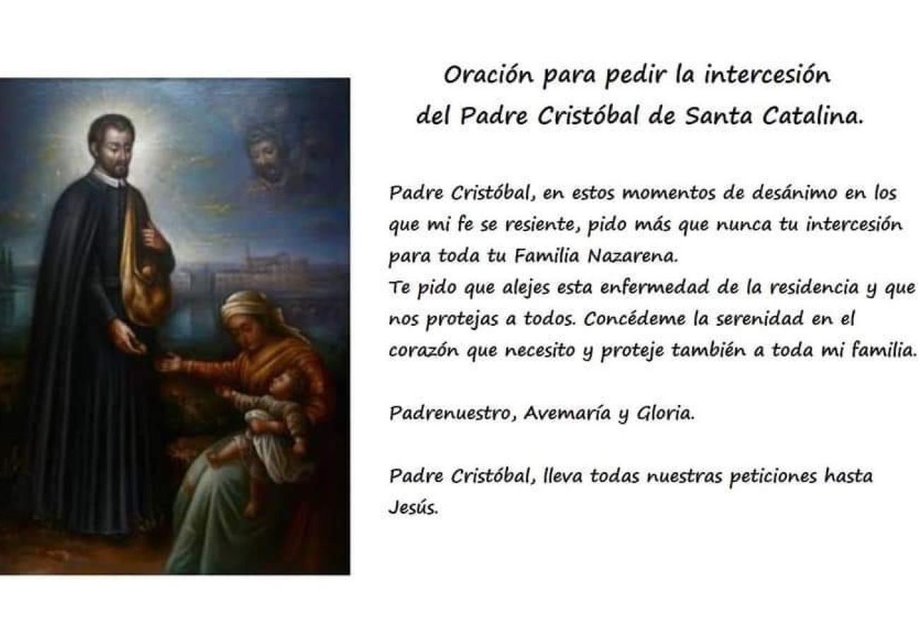 Oración para pedir intercesión del Padre Cristóbal