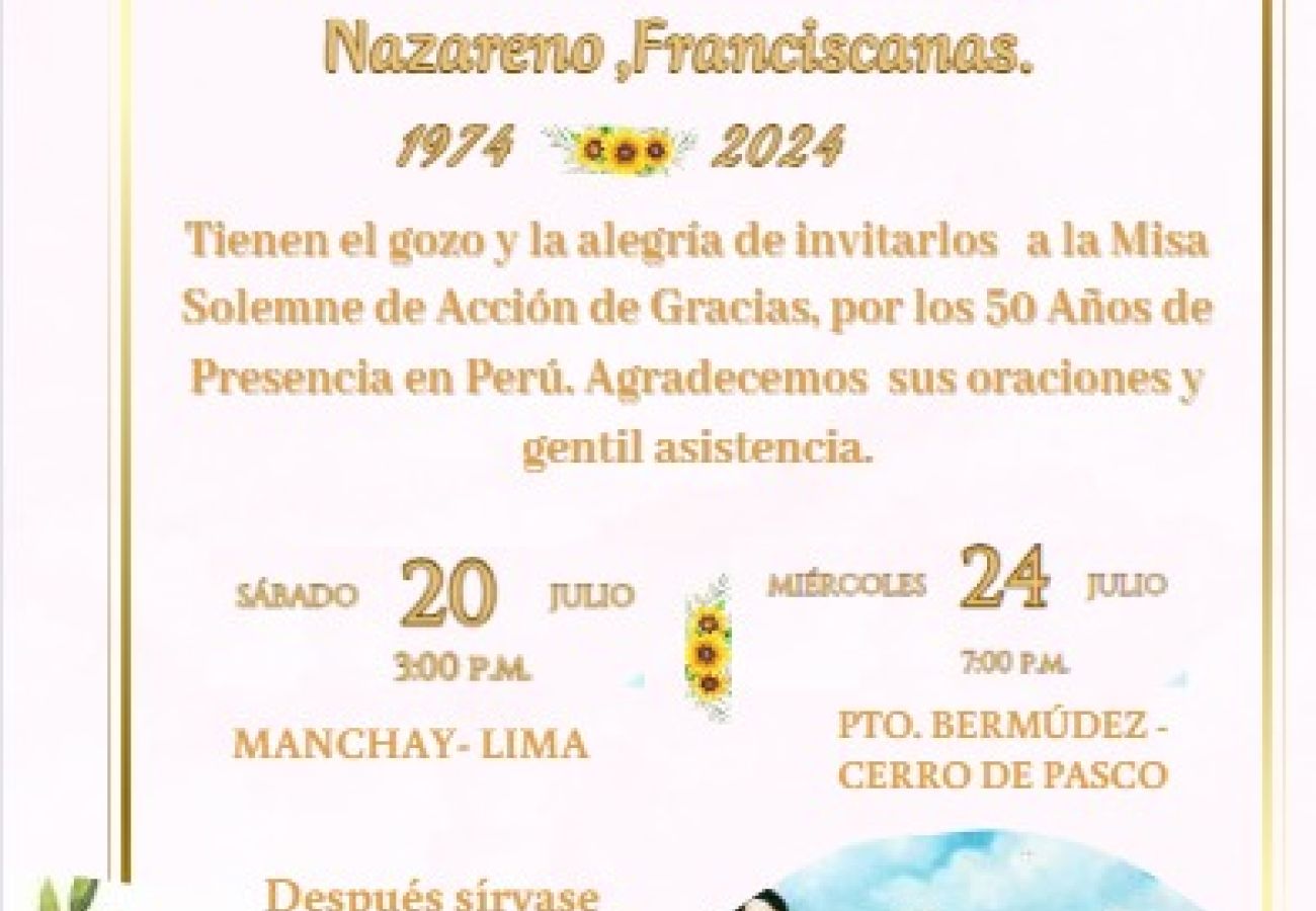 Un legado de 50 años de amor, servicio y esperanza